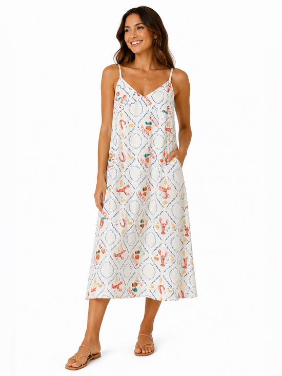 Petal & Pup Dresses & Skirts - Petal & Pup Maxi Dress-Size XS/Costal Print- XS